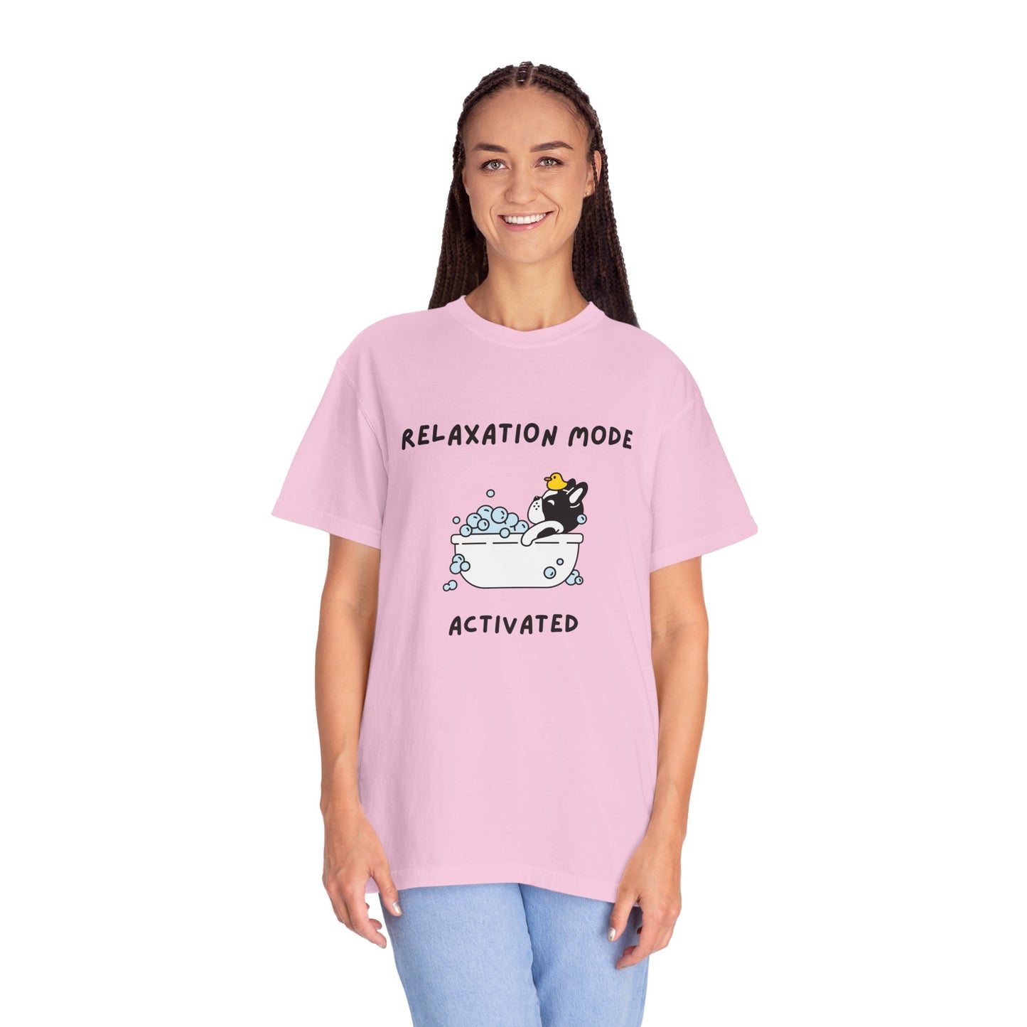 Relaxation Mode French Bulldog Tee