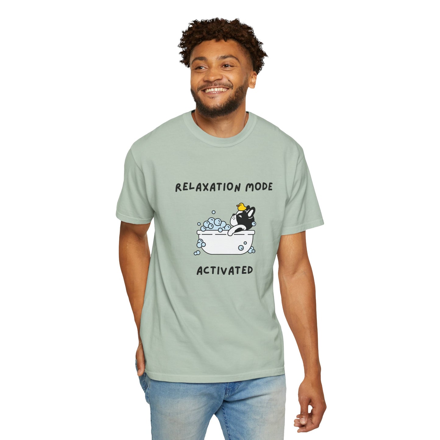 Relaxation Mode French Bulldog Tee