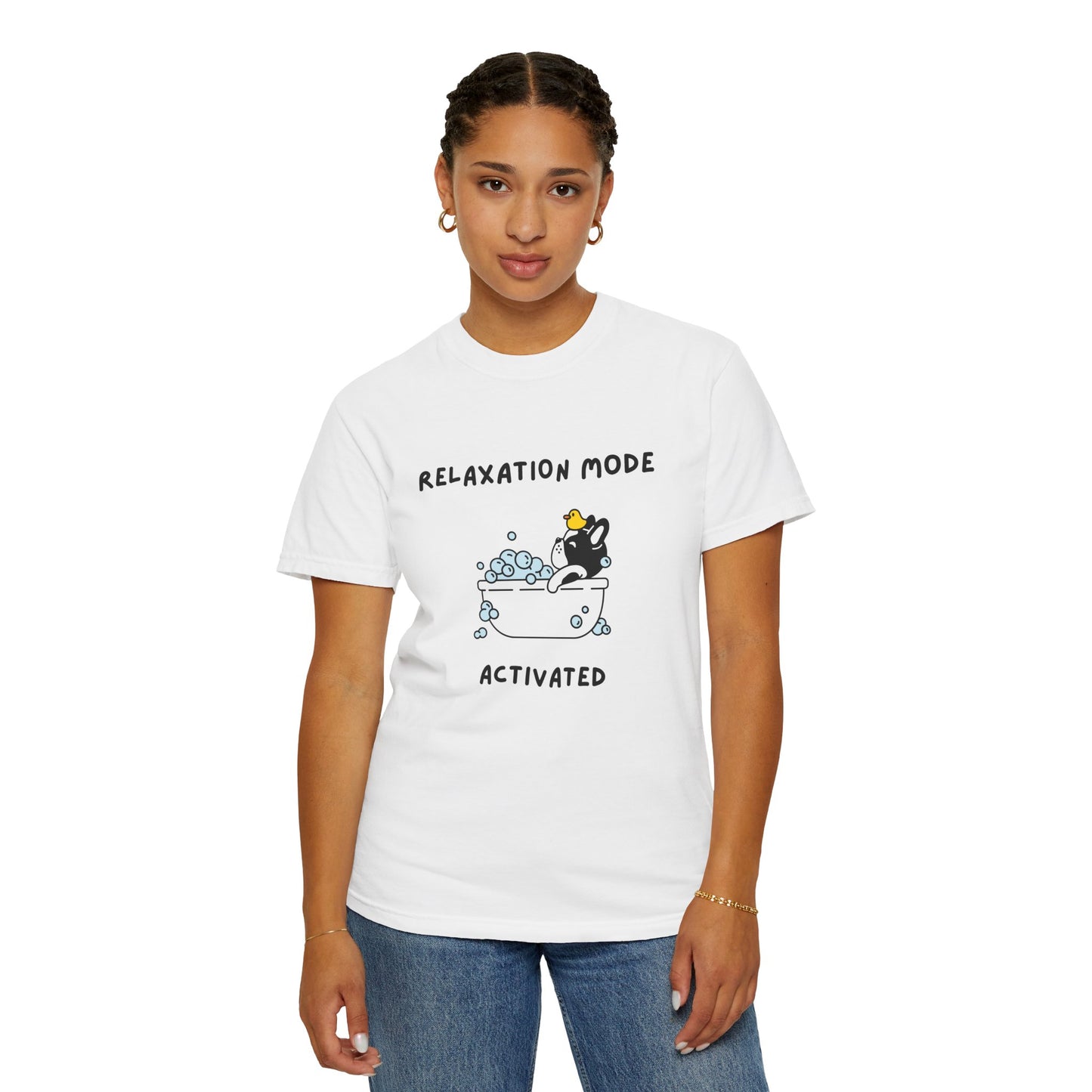 Relaxation Mode French Bulldog Tee