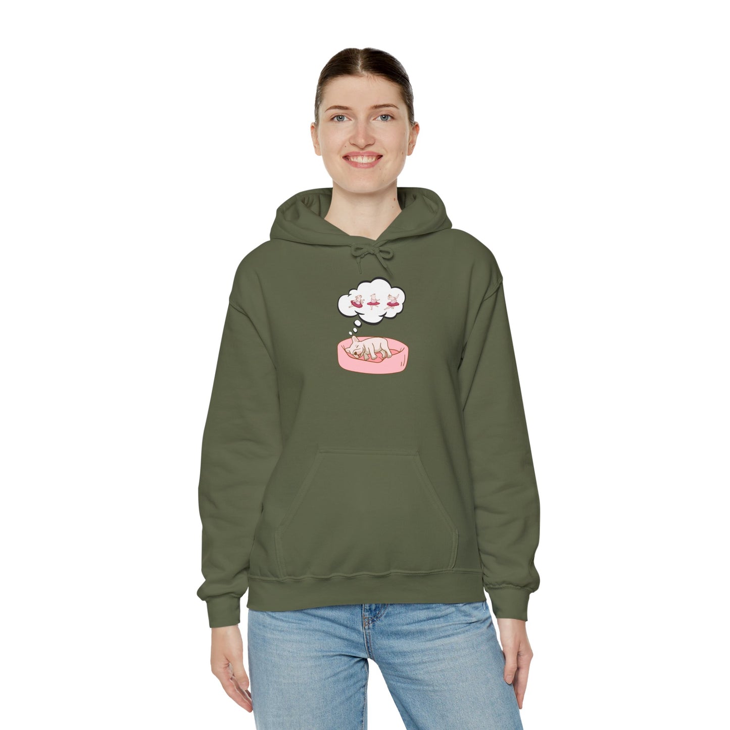 Dreaming French Bulldog Hoodie