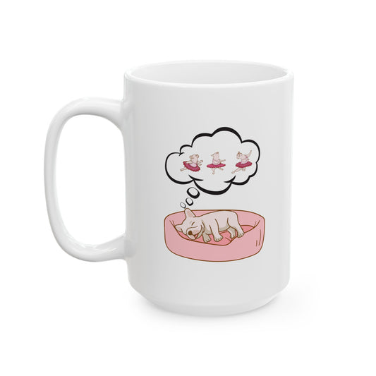 Dreaming French Bulldog Mug