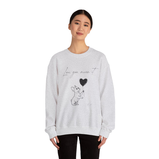 Love You French Bulldog Sweatshirt