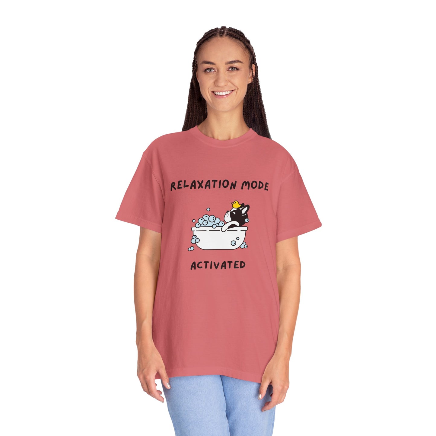 Relaxation Mode French Bulldog Tee