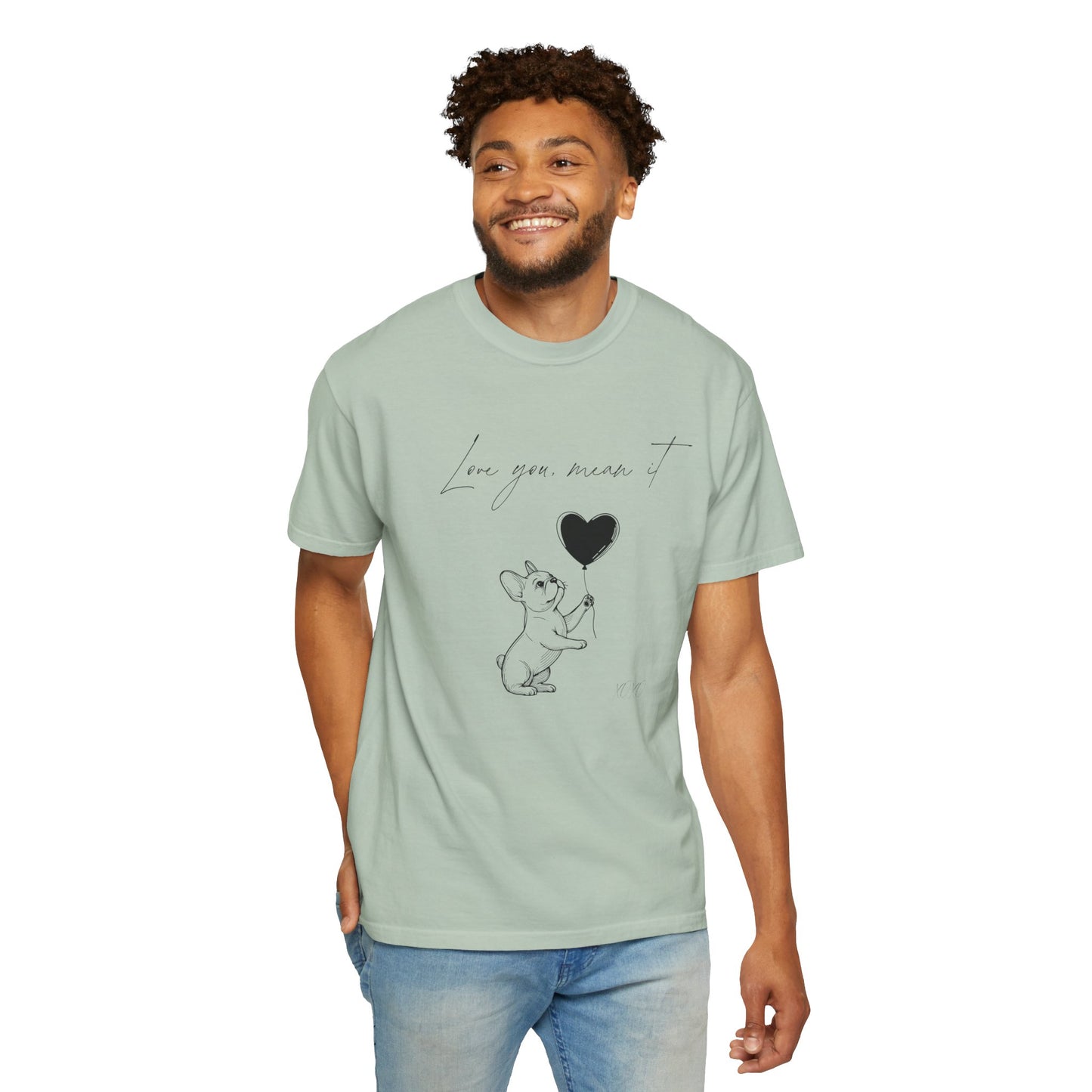 Love You French Bulldog Tee