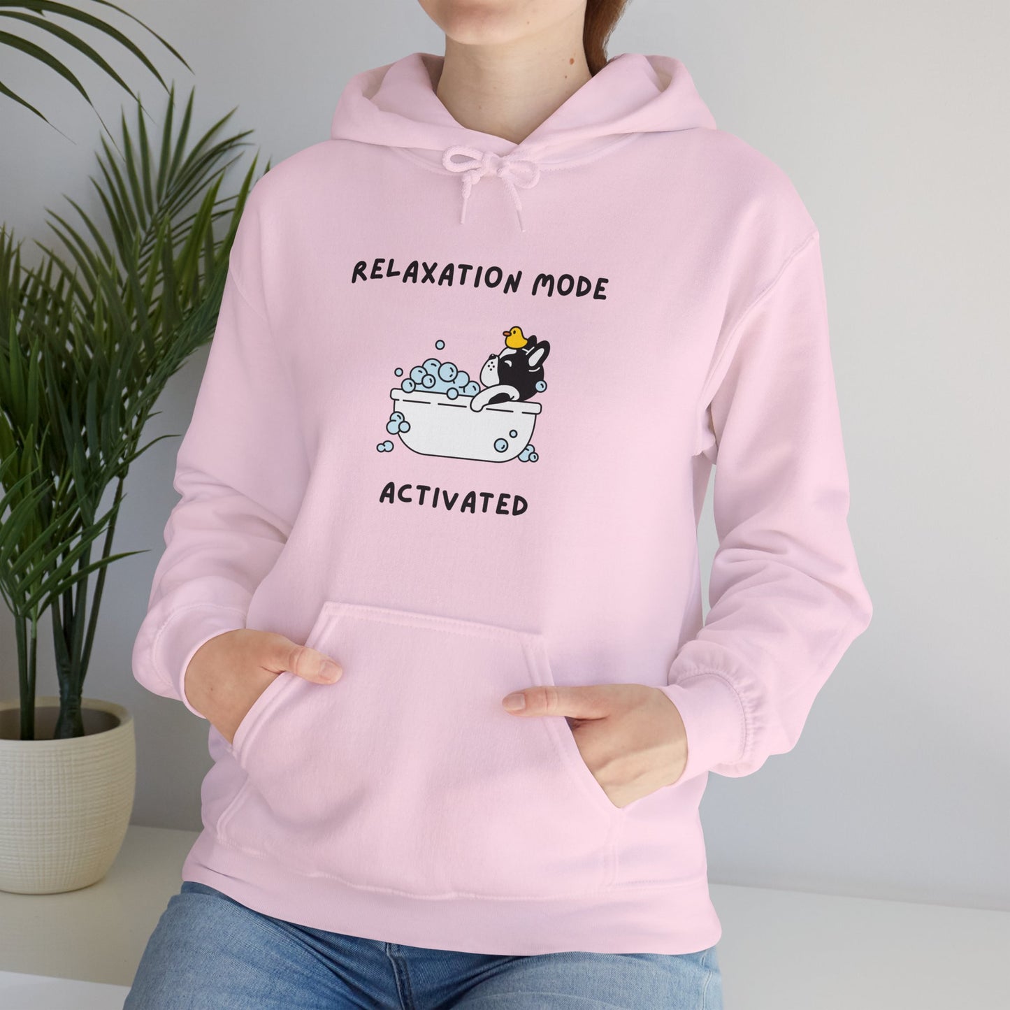 Relaxation Mode French Bulldog Hoodie