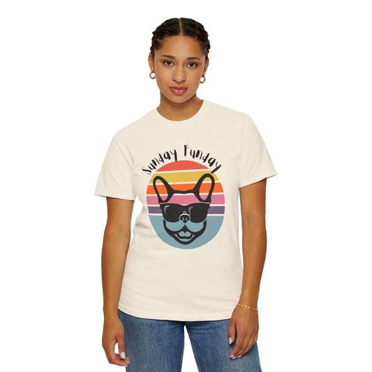 Sunday Funday French Bulldog Tee - Bright
