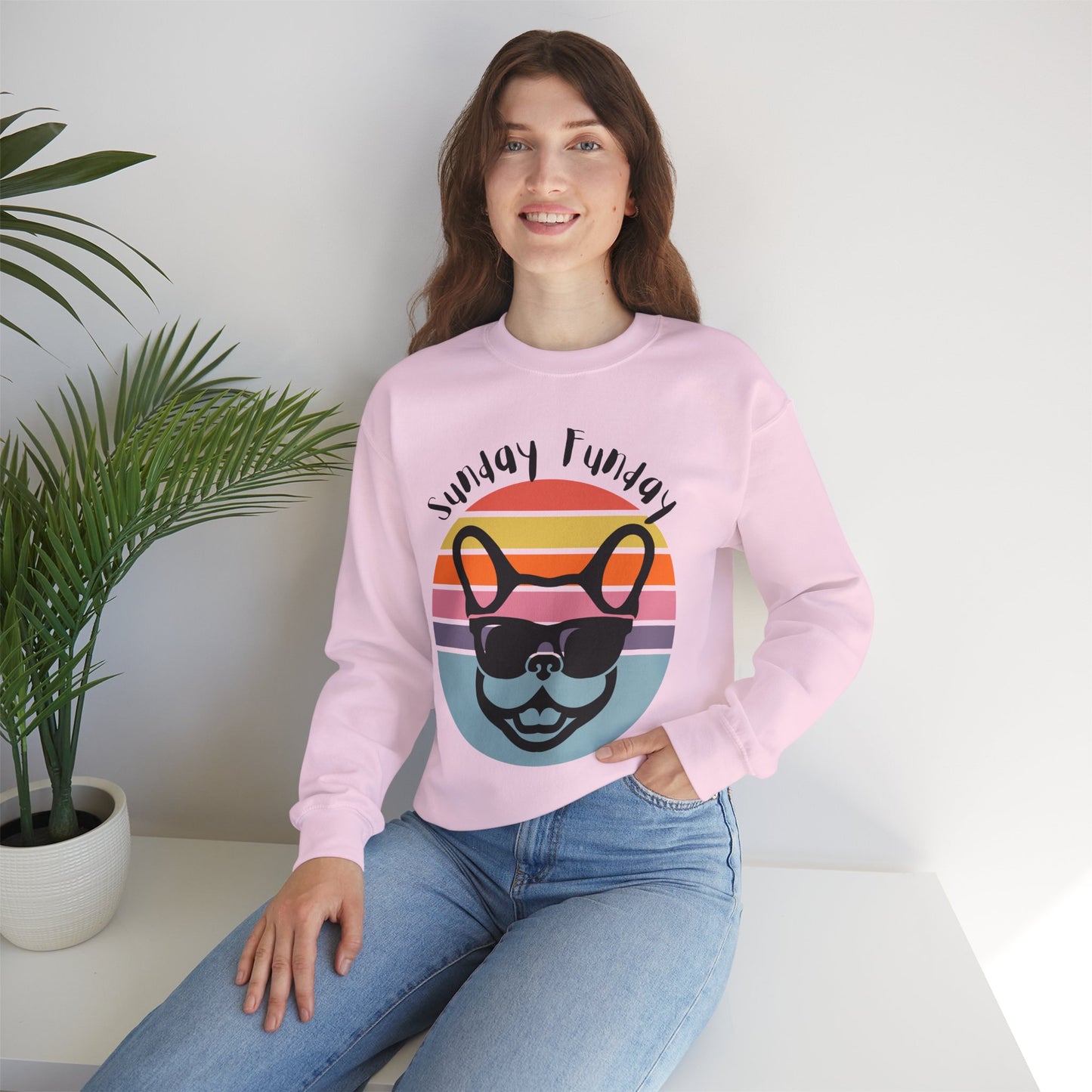 Sunday Funday French Bulldog Sweatshirt