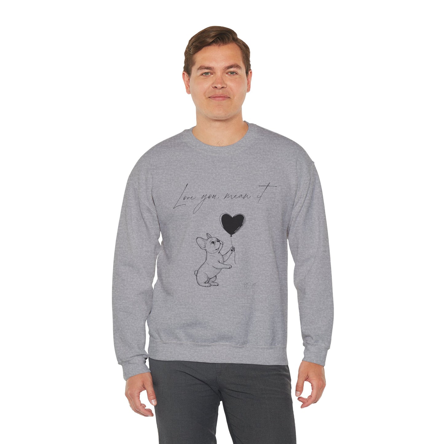 Love You French Bulldog Sweatshirt