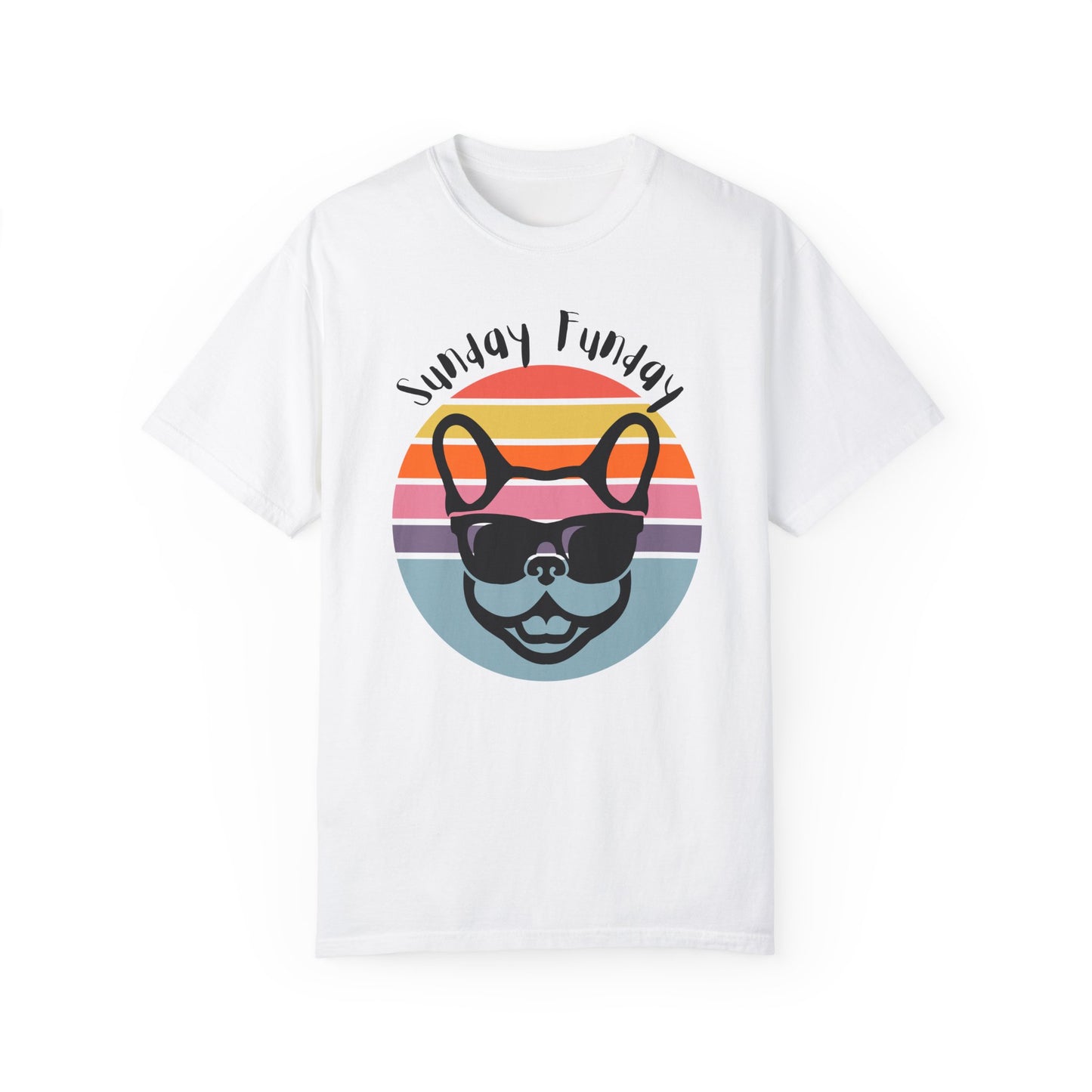 Sunday Funday French Bulldog Tee - Bright