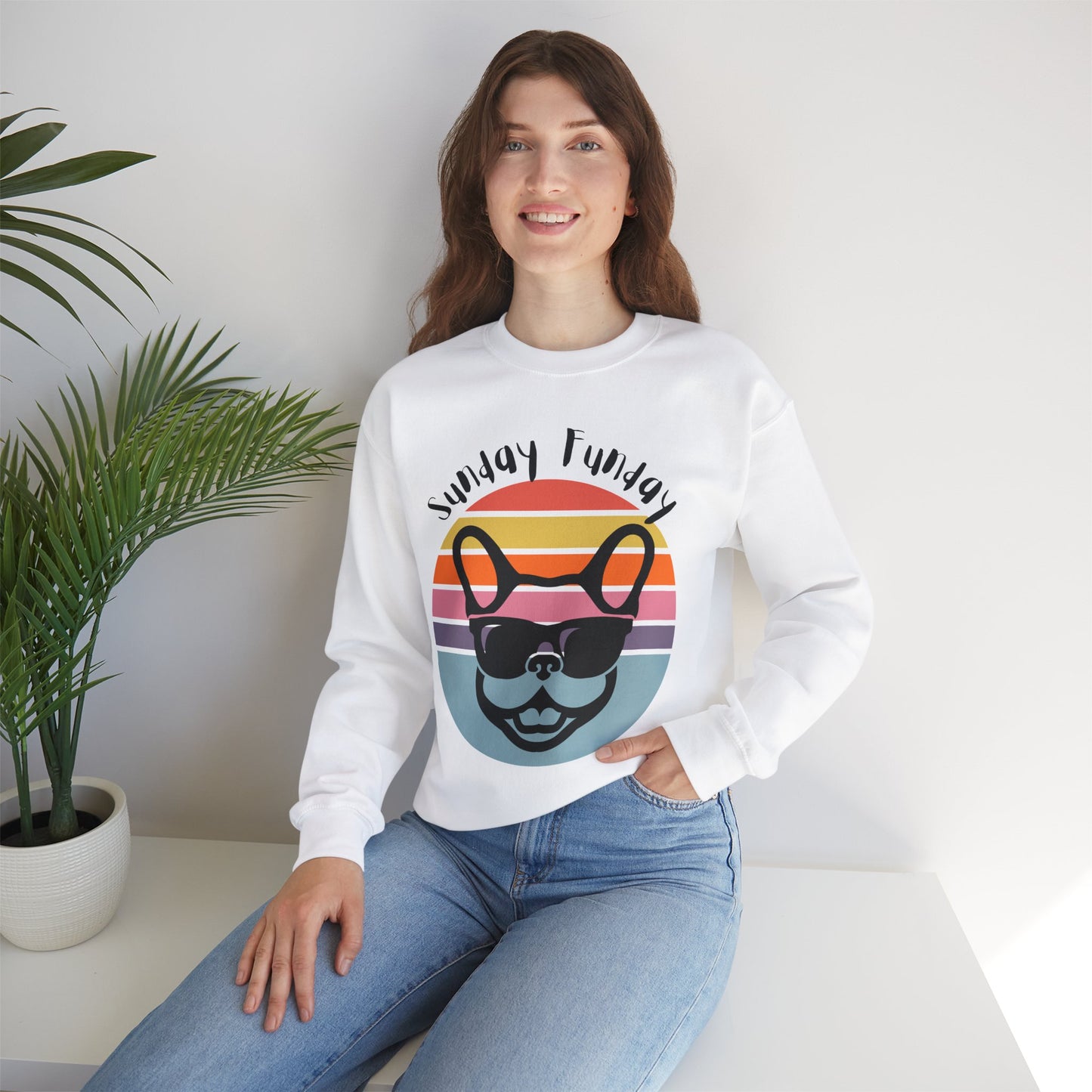 Sunday Funday French Bulldog Sweatshirt