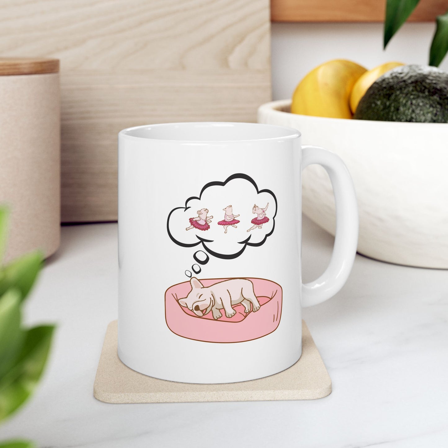 Dreaming French Bulldog Mug