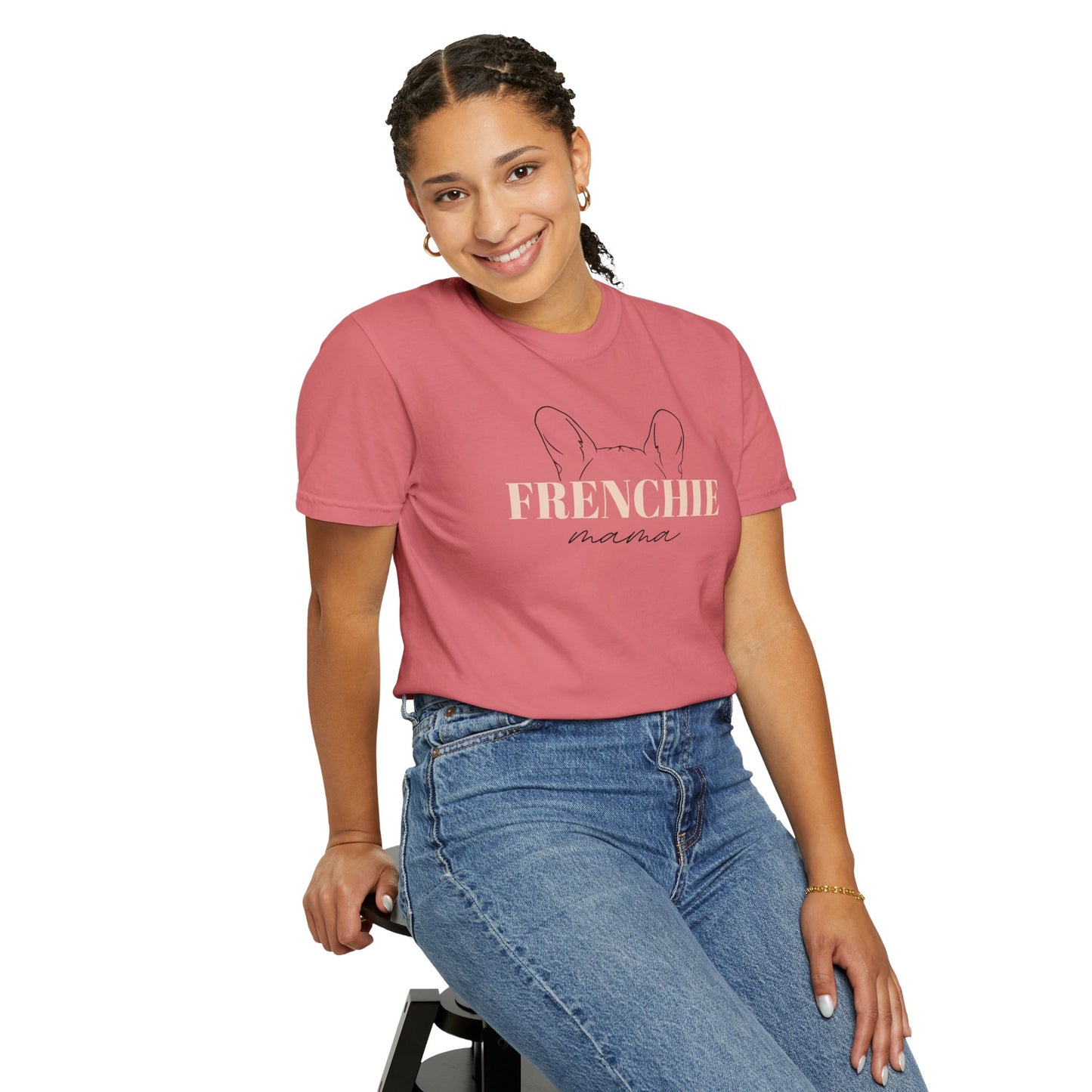Frenchie Mama with Ears Tee