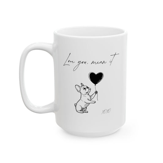 Love You French Bulldog Mug