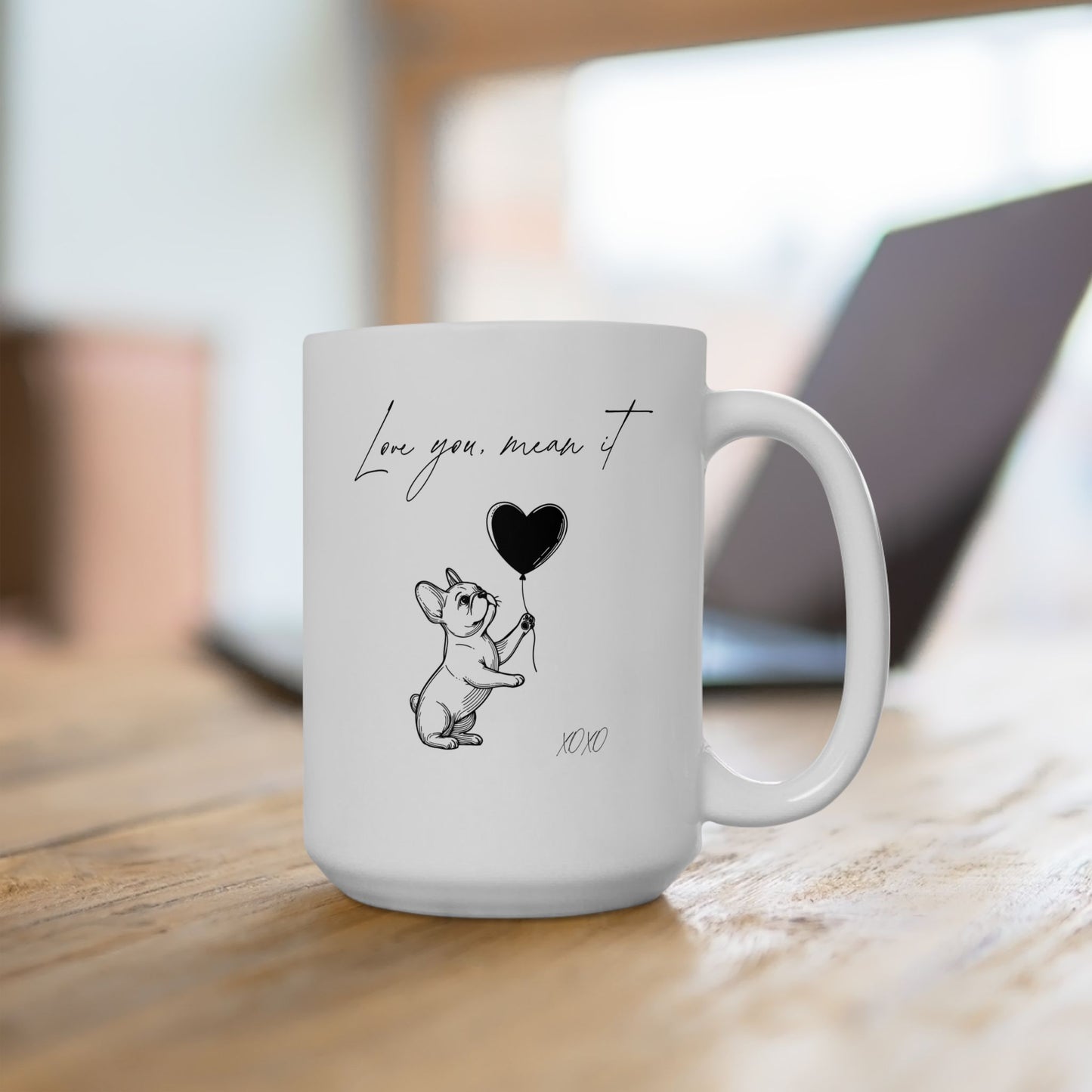 Love You French Bulldog Mug