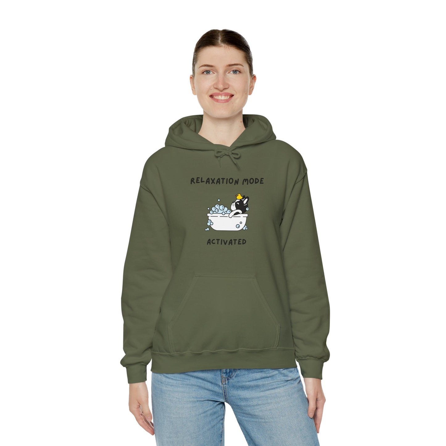 Relaxation Mode French Bulldog Hoodie