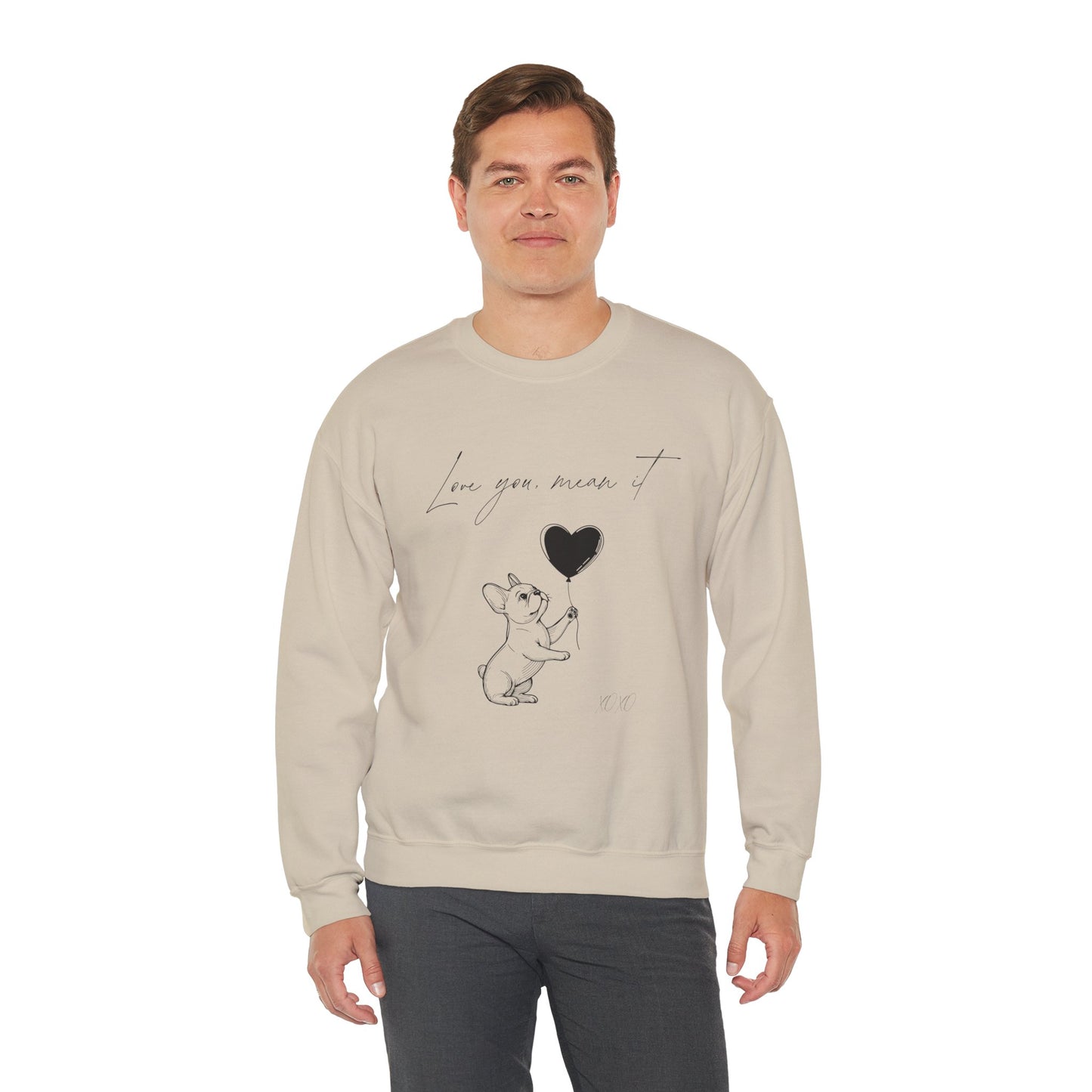 Love You French Bulldog Sweatshirt