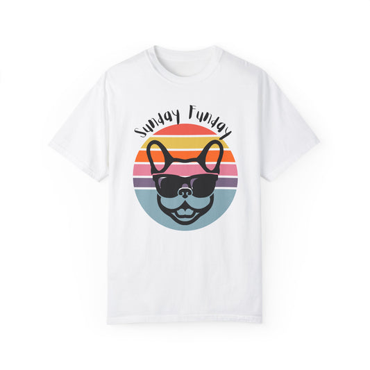 Sunday Funday French Bulldog Tee - Bright
