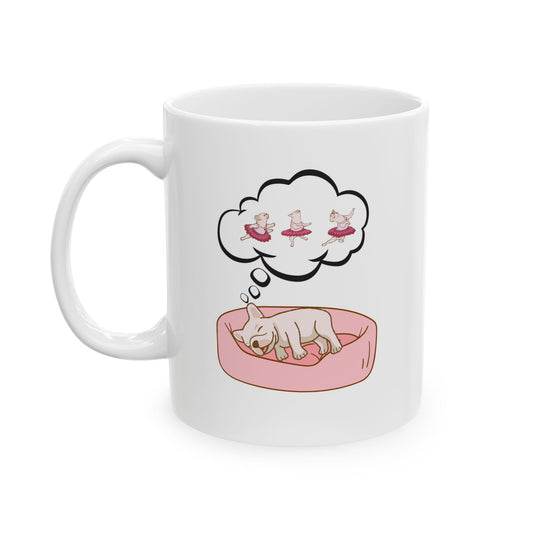 Dreaming French Bulldog Mug