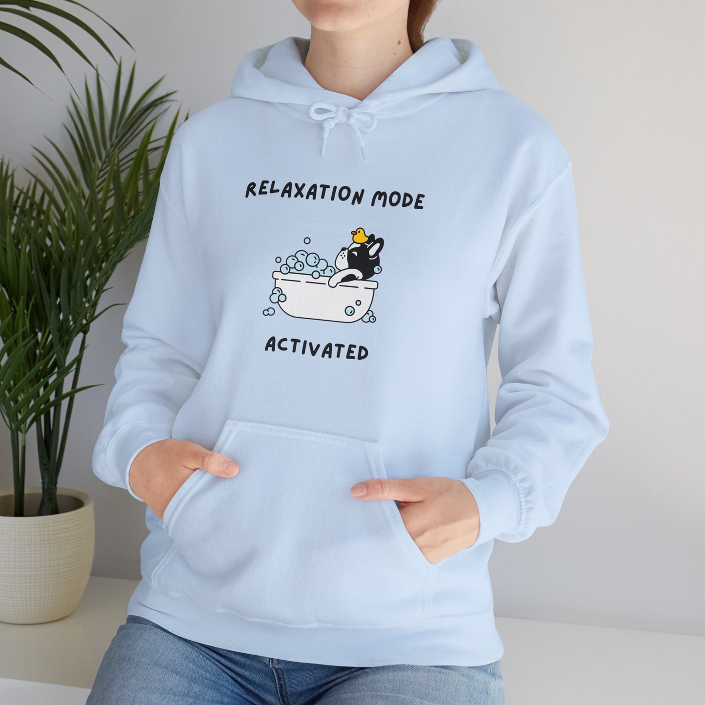Relaxation Mode French Bulldog Hoodie