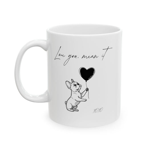 Love You French Bulldog Mug