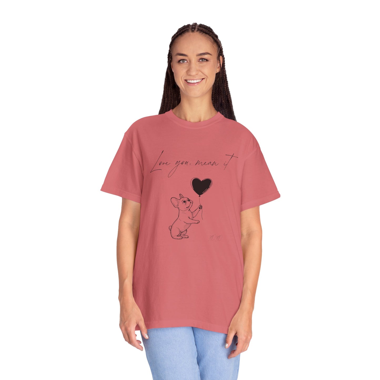 Love You French Bulldog Tee