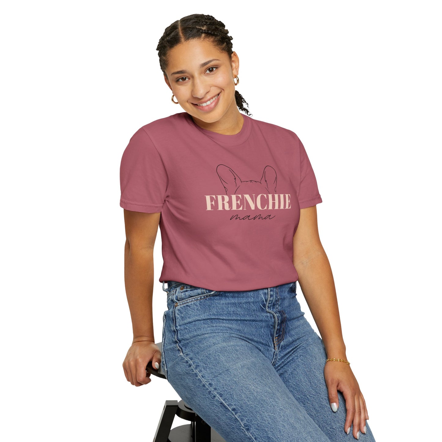 Frenchie Mama with Ears Tee