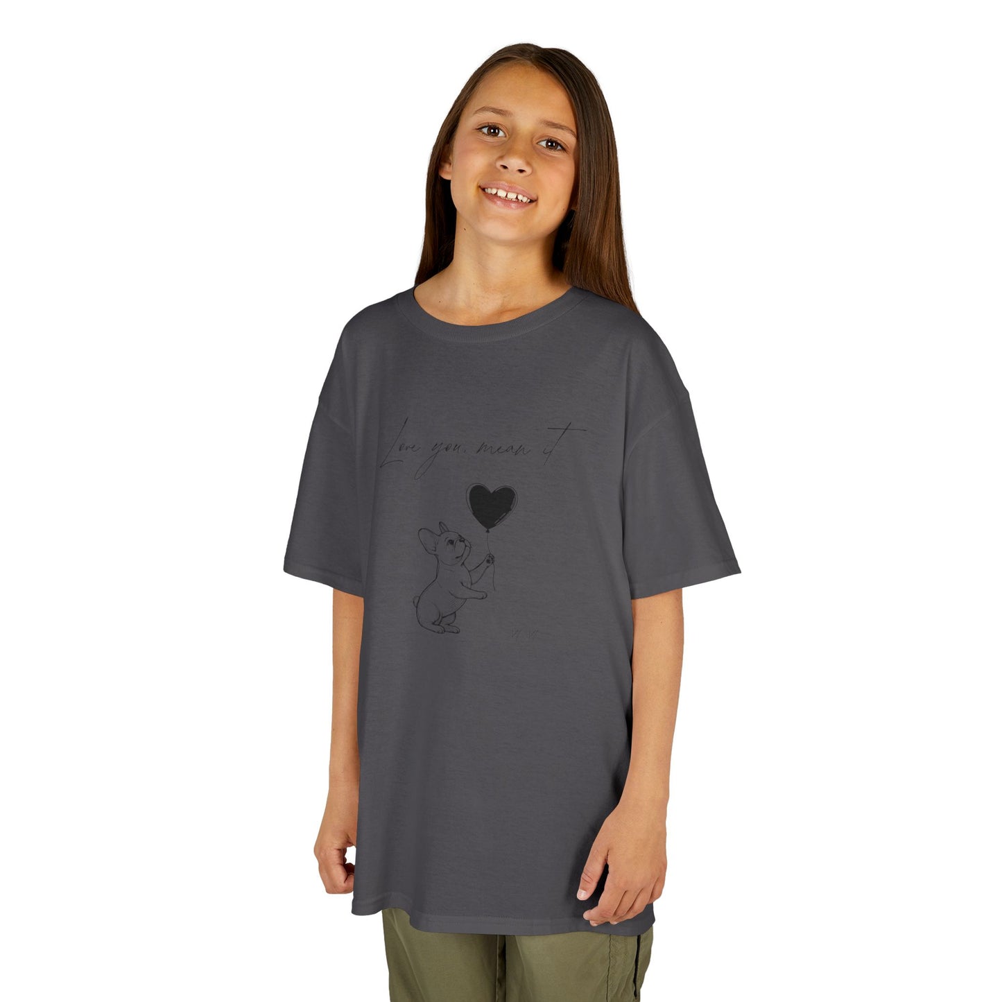 Kids Love You French Bulldog Tee