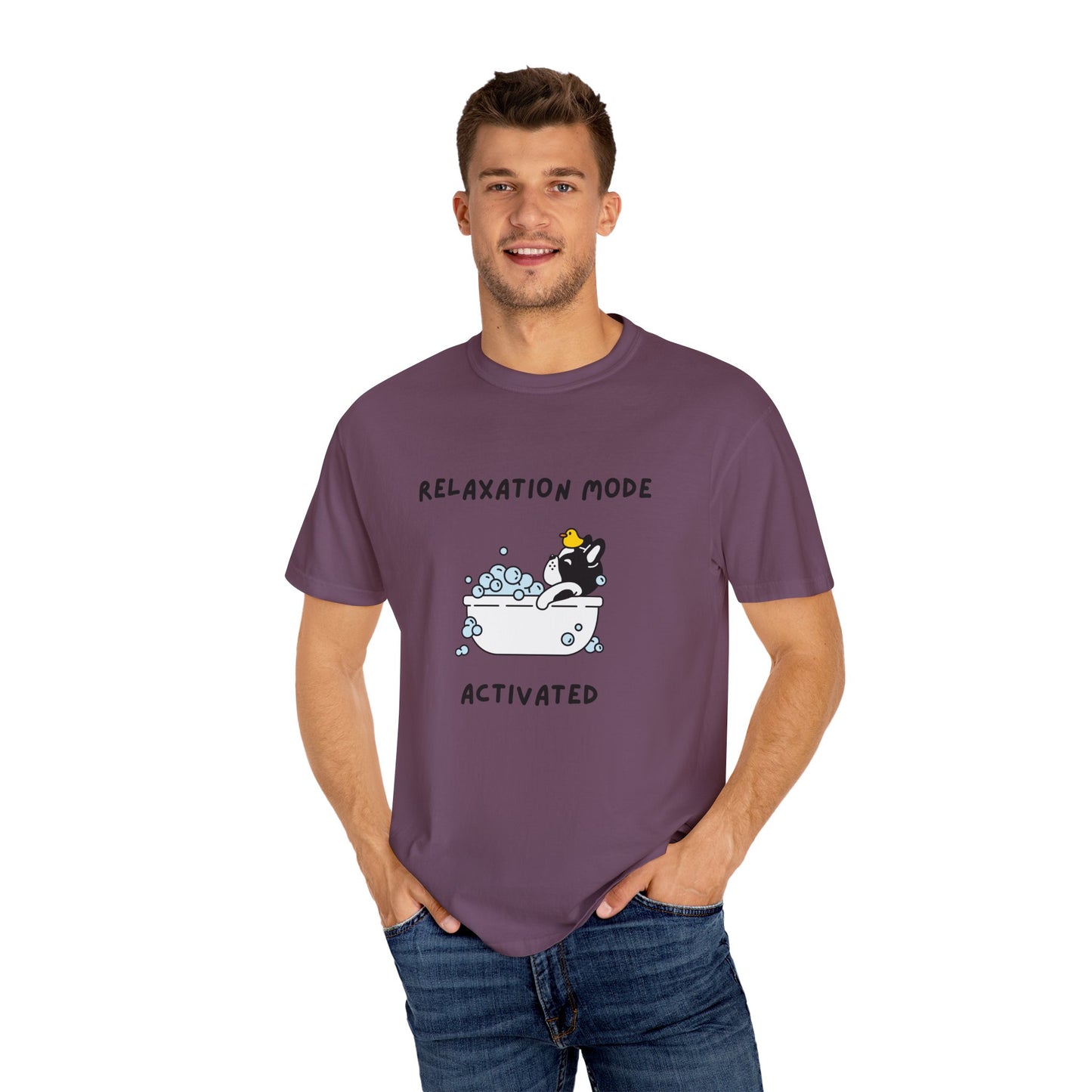 Relaxation Mode French Bulldog Tee