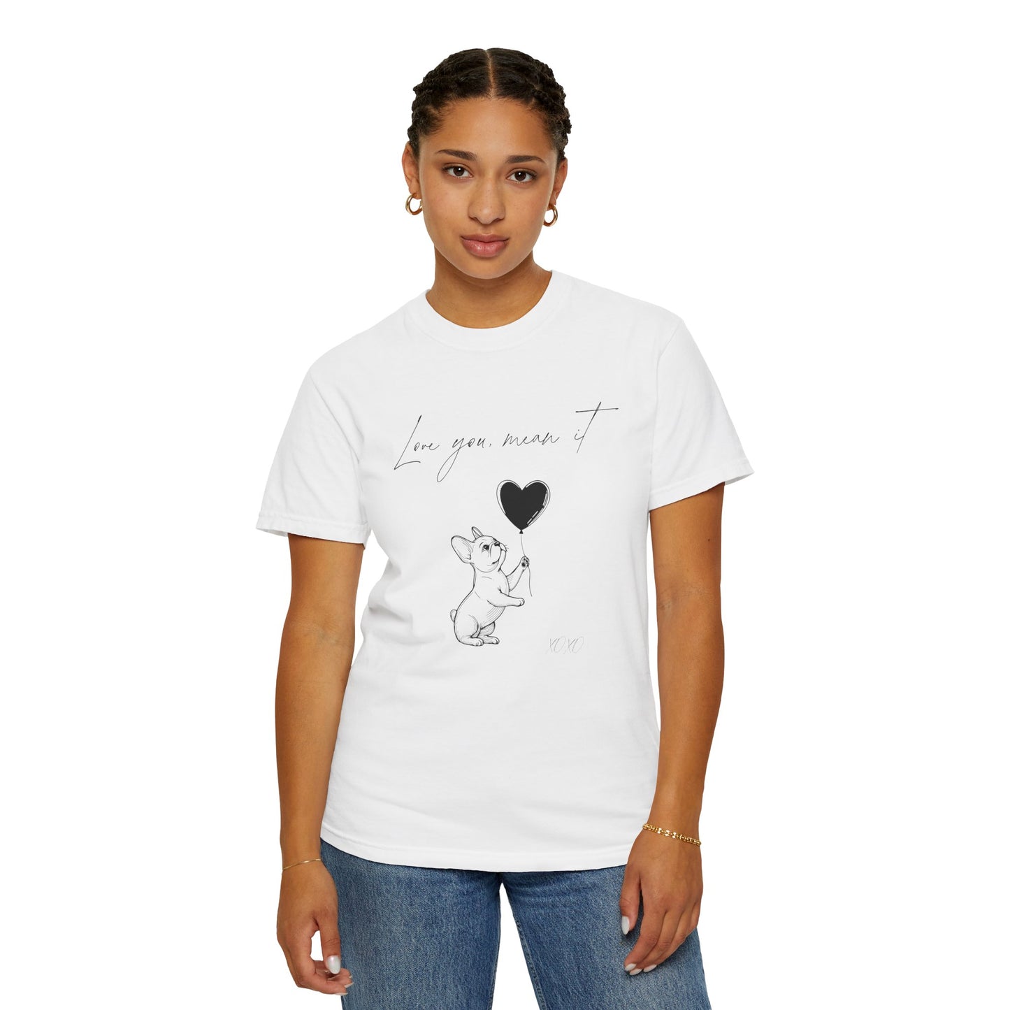 Love You French Bulldog Tee