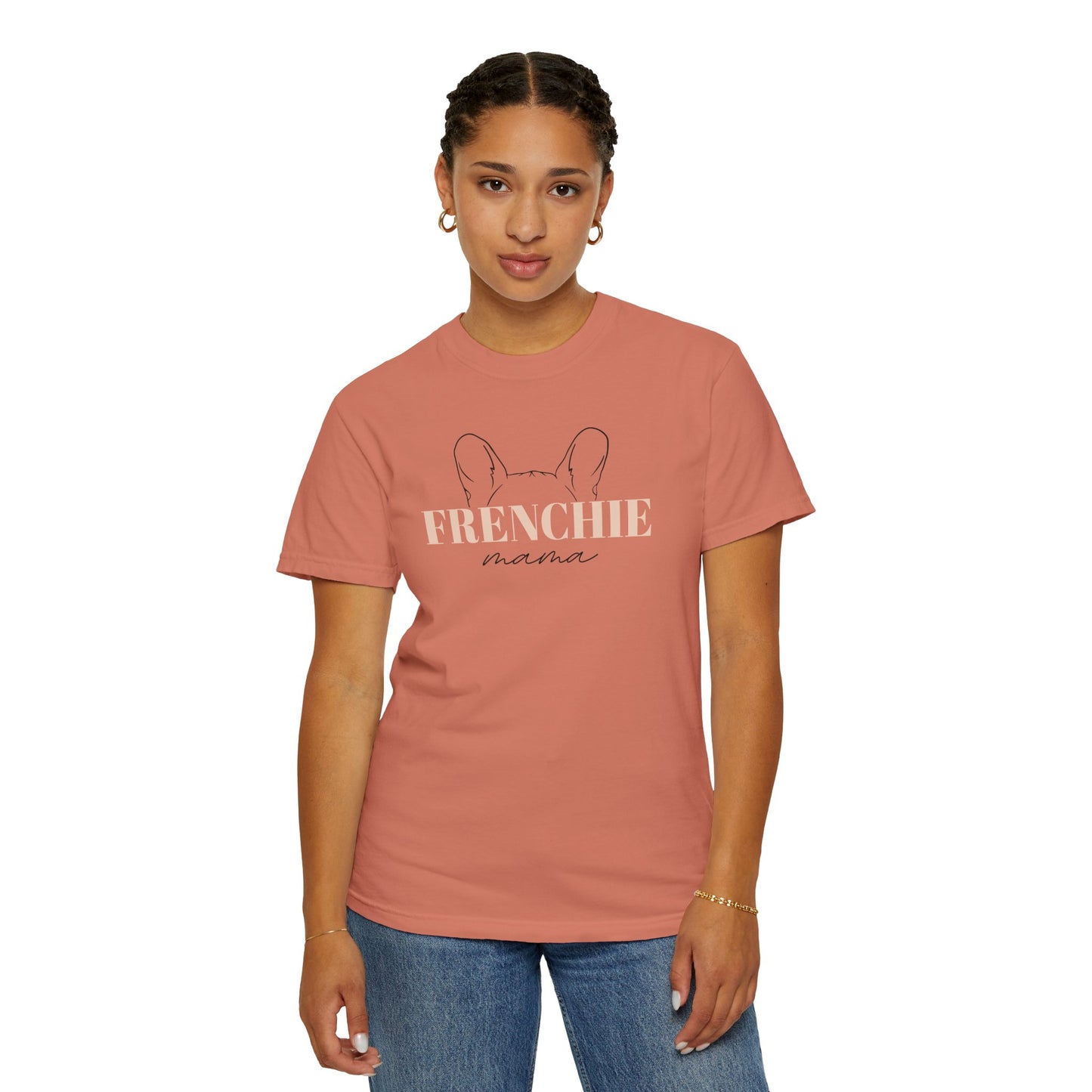 Frenchie Mama with Ears Tee